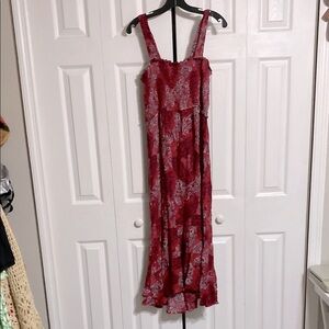 Knox Rose maroon gauze casual sun dress size SMALL